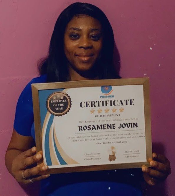 rosamene jovin employee of the year